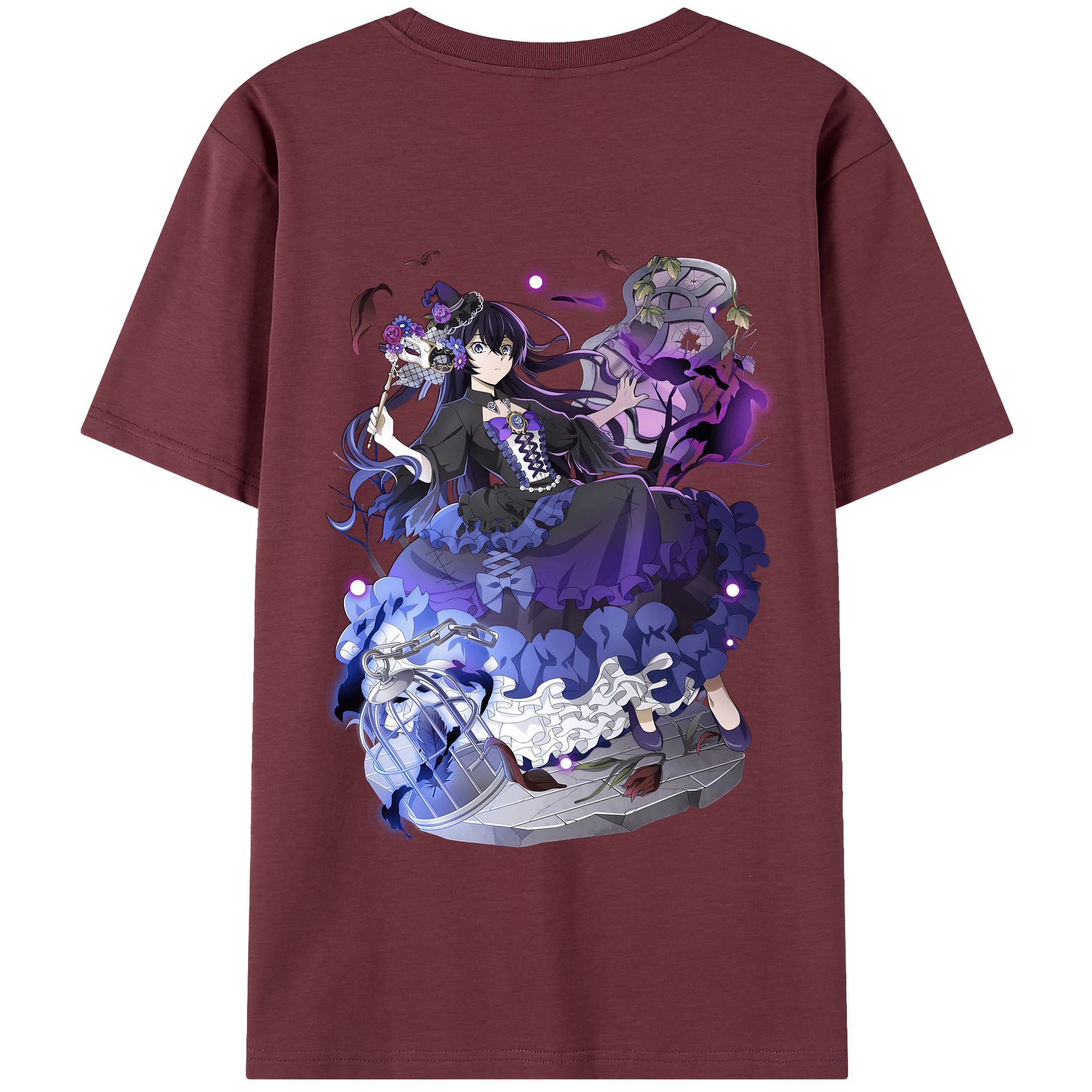 （画像用） 文豪ストレイドッグス Bungo Stray Dogs 綿100％半袖Tシャツ（背面プリント）